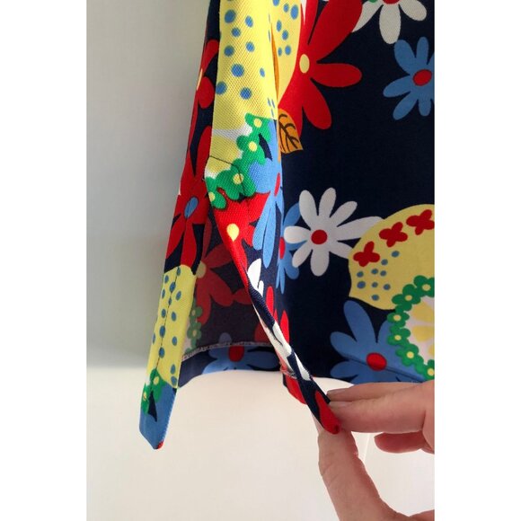 1960s Men’s Shirt, Size M, Vintage Fruit-Print Beach Party Shirt, Lemon Print - Picture 6 of 9